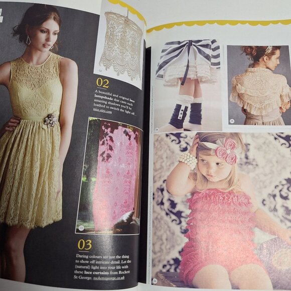 Mollie Makes Issue 2 2011 UK Magazine Japanese Felties Summer Crafts Crochet - Picture 5 of 12